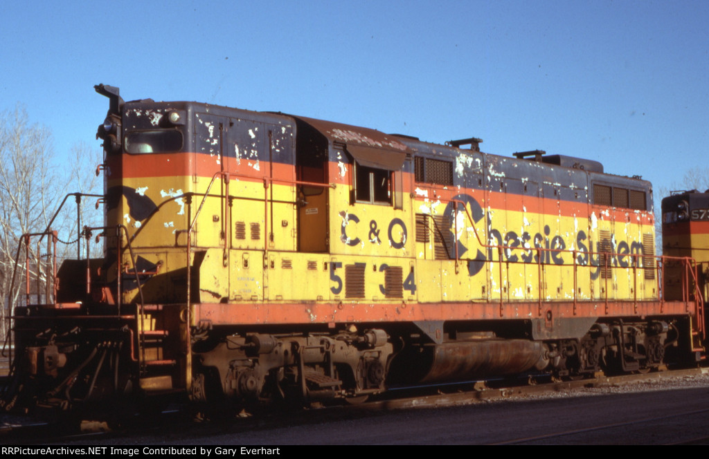 CO GP7 #5734 - Chesapeake & Ohio